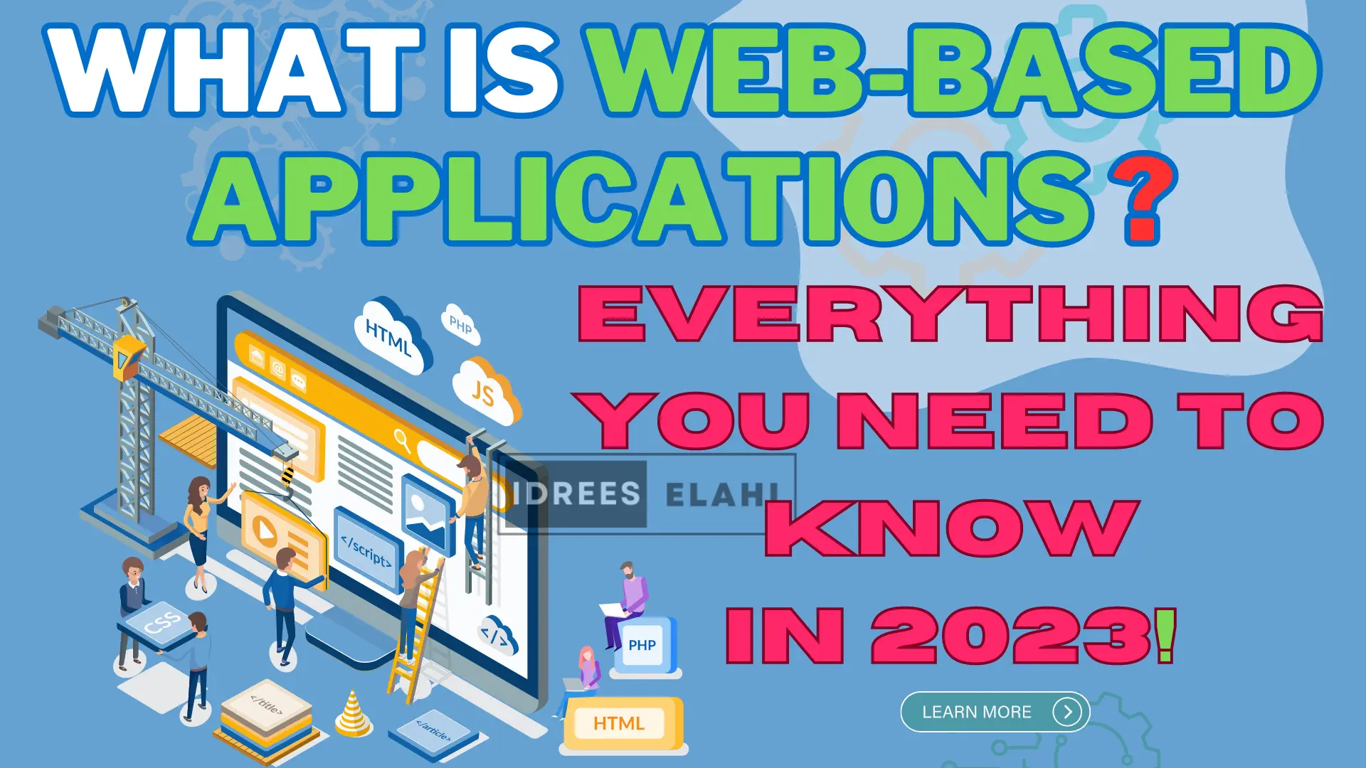 web-based applications Idreeselahi.in